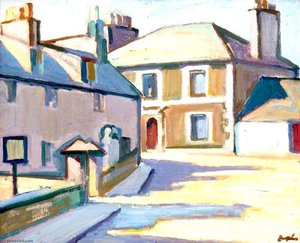 Kirkcudbright, Street Corner — Samuel John Peploe