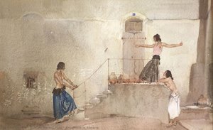 Argument In Almeria — Sir William Russell Flint