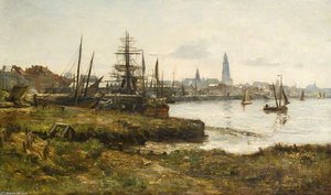 Antwerp Harbour — William Stewart Macgeorge