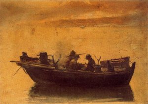 Sailors In A Boat — Ovidio Murguía De Castro