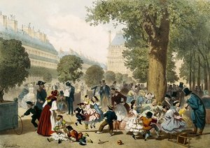 The Tuileries — Eugene Charles Francois Guerard