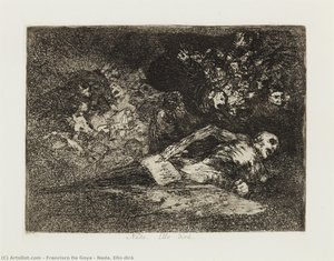 Nada. Ello Dirá — Francisco José De Goya Y Lucientes, Romantic Era