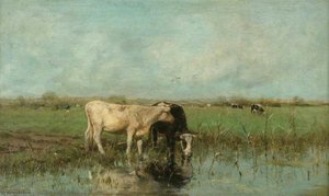 Cows At Pasture — Willem Maris