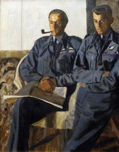 Group Captain P. C. Pickard (1915–1944), DSO, and Two Bars, DFC, and Flight Lieutenant J. A. Broadley (1921–1944), DS, DFC, DFM