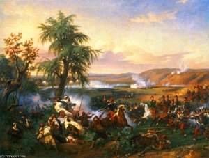 The Battle Of Harba — Emile Jean Horace Vernet, Romanticism