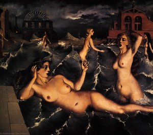 Nymphs Bathing