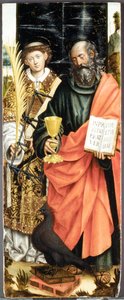Saints John The Evangelist And Lawrence — Defendente Ferrari