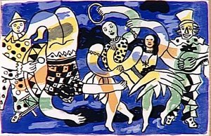 Acrobats And Clowns — Fernand Léger, Cubist Expression