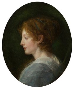 Portrait Of The Comtesse Mollien — Жан-баптист Грезу