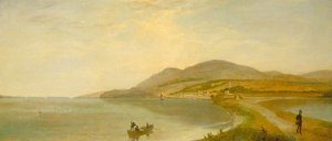 Landscape With A Causeway, View Of The Kyle Of Tongue From The West, Showing The Causeway With Ben Tongue In The Distance — Peter De Wint