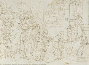 The adoration of the Magi