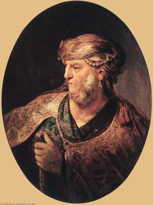 Portrait Of A Man In Oriental Garment — Rembrandt Van Rijn, Baroque Realism