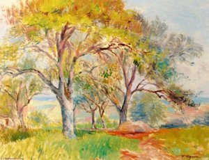 Landscape — Victor Vignon, Impressionism