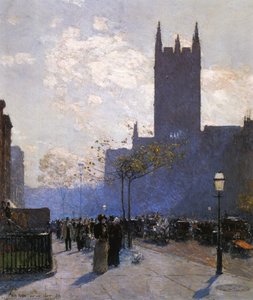 Lower Fifth Avenue — Frederick Childe Hassam