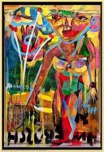 Pig Sled Side 1 — David Michael Hinnebusch, Neo Expressionism