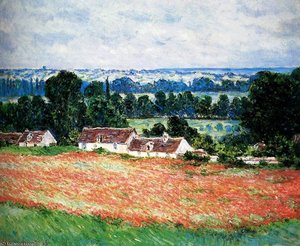 Field Of Poppies Giverny — Claude Monet, Impressionism