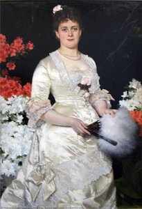Mrs. Hedwig Woworsky, Born Heckmann — Karl Gussow