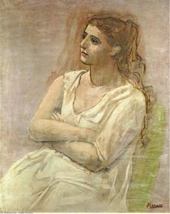 Seated Woman With Her Arms Folded (sarah Murphy) — Pablo Picasso