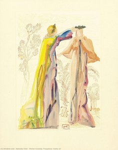 Purgatorio Canto 27 — Salvador Dalí
