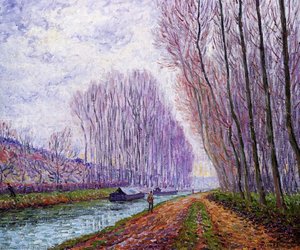 Barges On The Loing, Morning Effect — Francis Picabia
