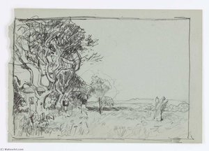 Untitled (tree With House) — Howard Russell Butler
