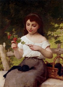 A Sprig Of Berries — Émile Munier
