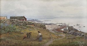 From Torekov The Kattegat — Hans Fredrik Gude