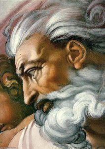 Creation Of Adam (detail) — Michelangelo Buonarroti, High Renaissance