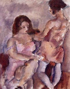 Two Young Women — Julius Mordecai Pincas
