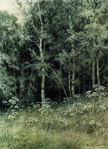 Flowers In The Forest — Ivan Ivanovich Shishkin