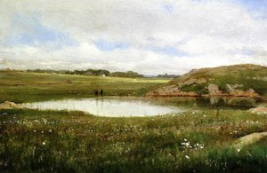 Freshwater Pond In Summer - Rhode Island — Thomas Worthington Whittredge