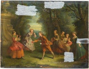 Jeux Des Quatre Coins — Nicolas Lancret