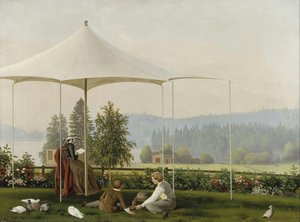 In The Garden Of Haminalahti — Ferdinand Von Wright