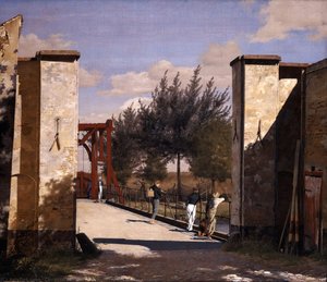The North Gate Of The Citadel — Christen Købke, Romanticism
