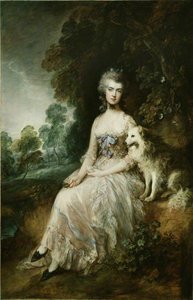 Mrs Mary Robinson (perdita) — Thomas Gainsborough, Romantic Landscape Painting