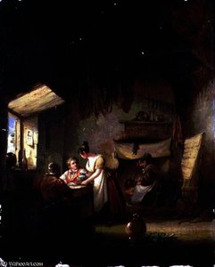 Interior With Figures — Nicholas Matthew Condy