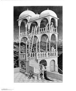 Belvedere, 1958 — Maurits Cornelis Escher