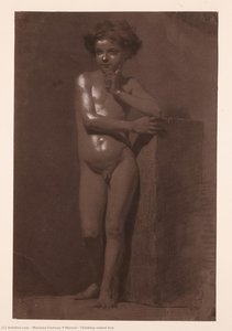 Thinking Naked Boy — Mariano Fortuny Y Marsal