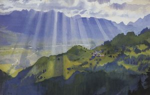Mountain Landscape. Switzerland — Zinaida Serebriakova