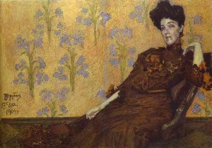 Portrait Of N. Zabela-vrubel — Mikhail Vrubel