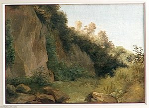 A Nemi Rochers Et Buissons — Pierre De Valenciennes