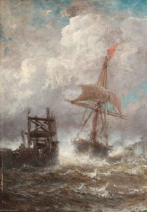 Seascape with a Ship