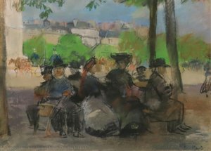 Figures In A Park — Isaac Lazarus Israels