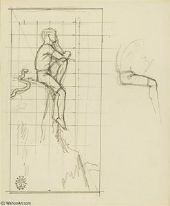 Boy On A Cliff — Rockwell Kent