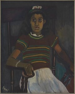 Puerto Rican Girl On A Chair — Alice Neel