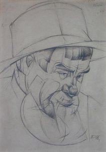 Portrait Of A Man — Oleksandr Bogomazov (alexander Bogomazov)
