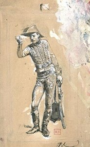 An Officer Of The Republic — Jean-louis Ernest Meissonier