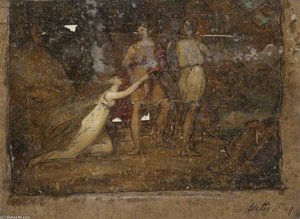 Classical Scene From 'tasso' — Frederick Waters (william) Watts