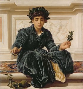 Weaving The Wreath — Sir Frederic Lord Leighton