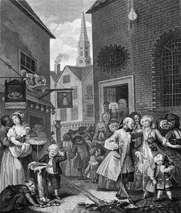 Times Of The Day, Noon — William Hogarth, Nothing